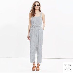 MADEWELL STRIPED JUMPSUIT- Brand New!